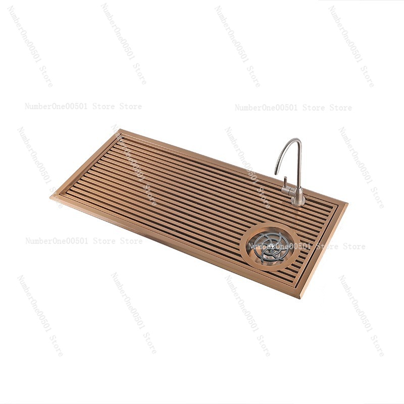Coffee Equipment Tray - แท่นวางถาดรองน้ำกาแฟแบบใหม่ สไตล์จีน พร้อมชั้นวางสำหรับอุปกรณ์ชงกาแฟ