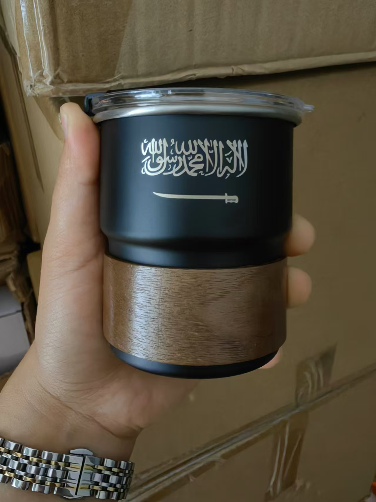 ธงซาอุดีอาระเบียโลโก้ถ้วยสแตนเ - Coffee Equipment Camping บทวิจารณ์และราคา