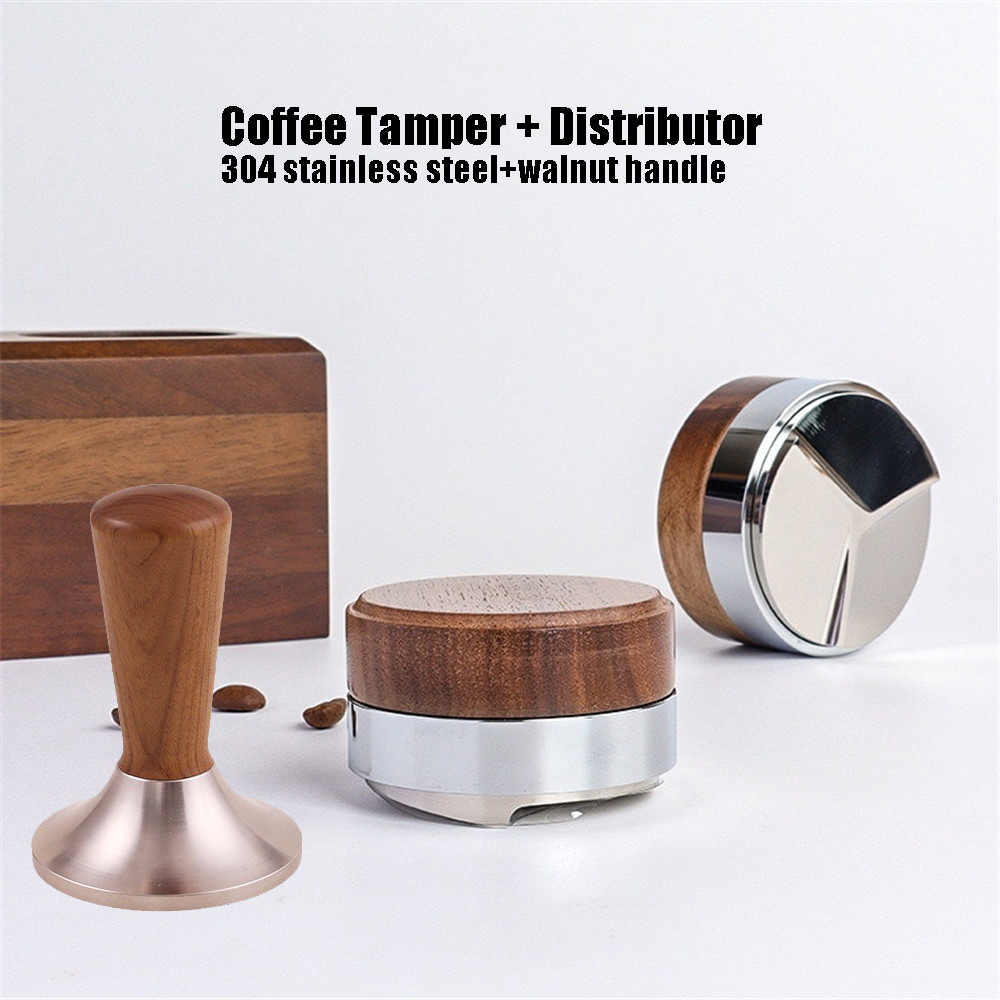 51 53 58.5 มม.กาแฟ Tamper กาแฟ - Coffee Equipment Kit บทวิจารณ์และราคา