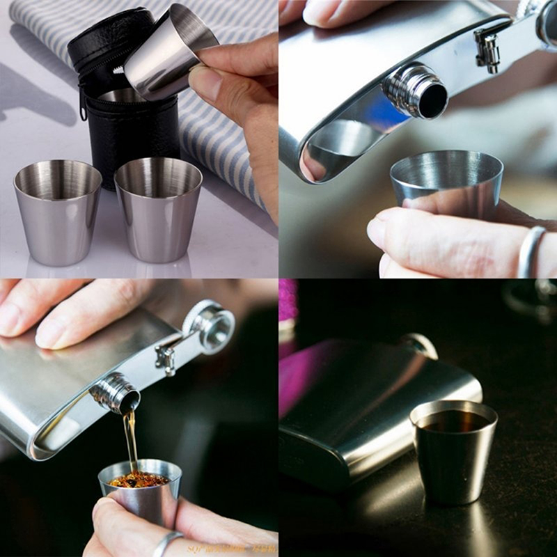 4/6Pcs ถ้วยสแตนเลส MINI Shot แ - Coffee Equipment Camping บทวิจารณ์และราคา