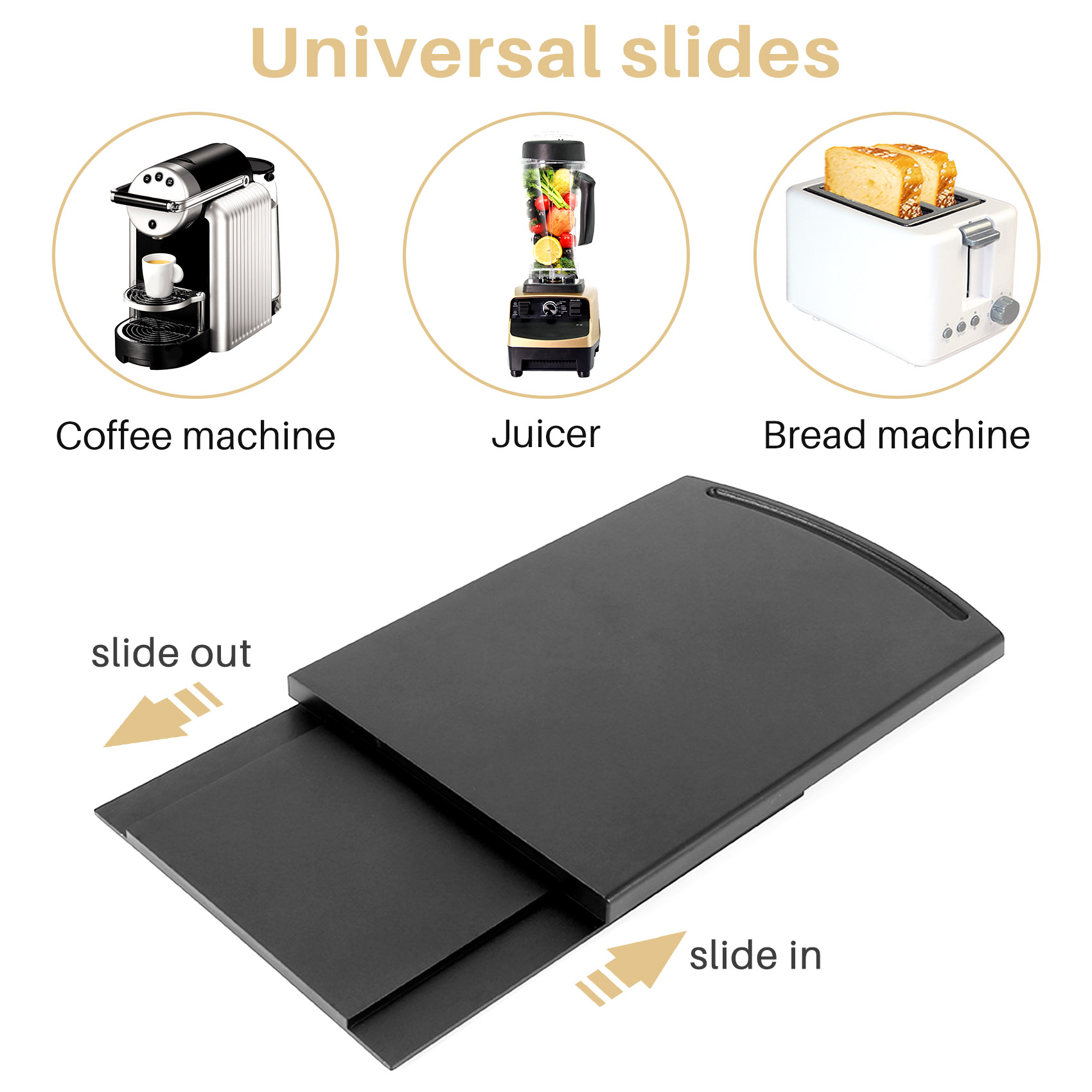 ABVJ-แผ่นรองถาดกาแฟแบบเลื่อนสำ - Coffee Equipment Tray บทวิจารณ์และราคา