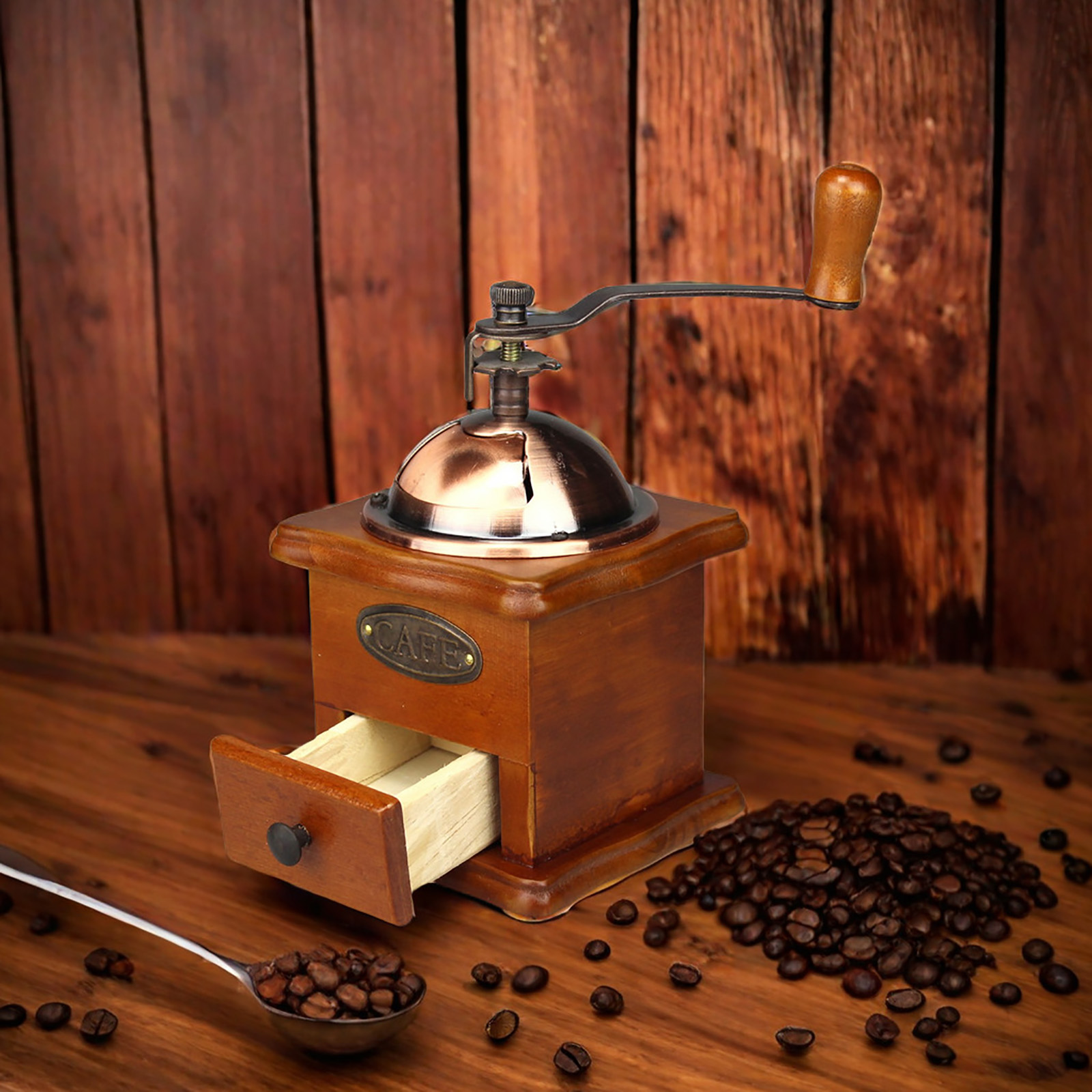 เครื่องบดเมล็ดแบบมือหมุน pengg - Vintage Coffee Equipment บทวิจารณ์และราคา