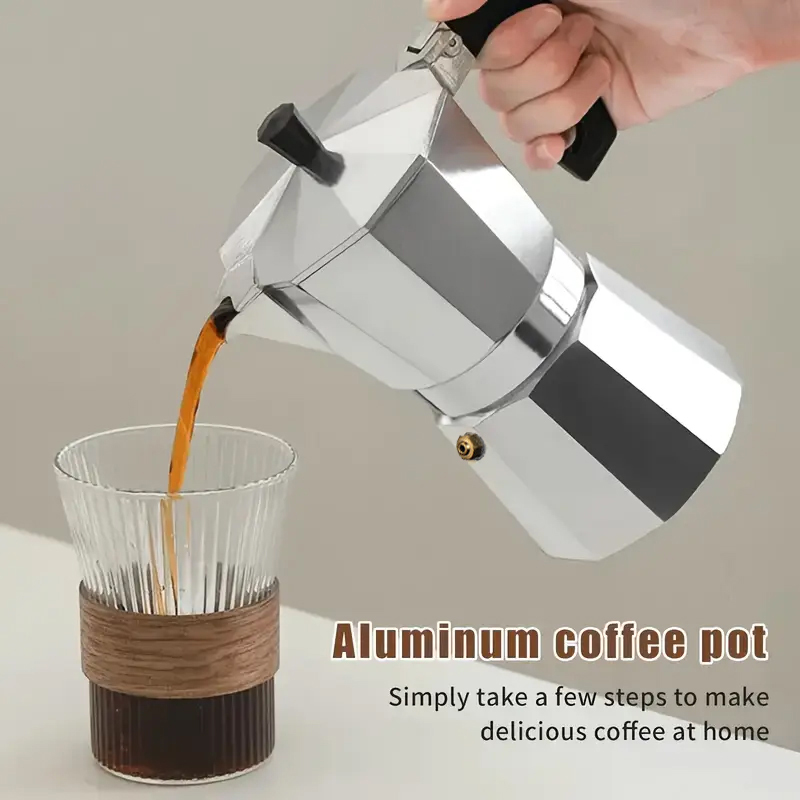 หม้อต้มกาแฟโมก้าอะลูมิเนียมแบบ - Coffee Equipment Camping บทวิจารณ์และราคา