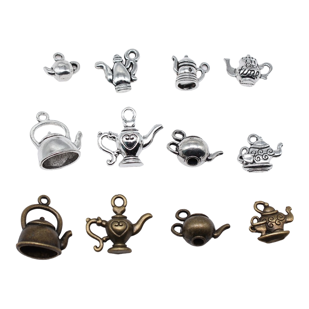 10Pcs กาต้มน้ำกาแฟหม้อ Charms  - Vintage Coffee Equipment บทวิจารณ์และราคา