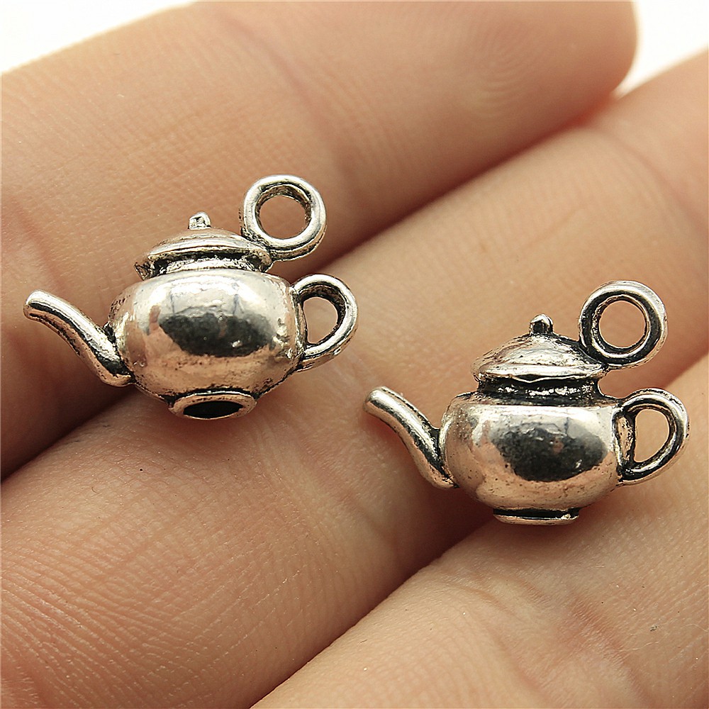 10Pcs กาต้มน้ำกาแฟหม้อ Charms  - Vintage Coffee Equipment บทวิจารณ์และราคา