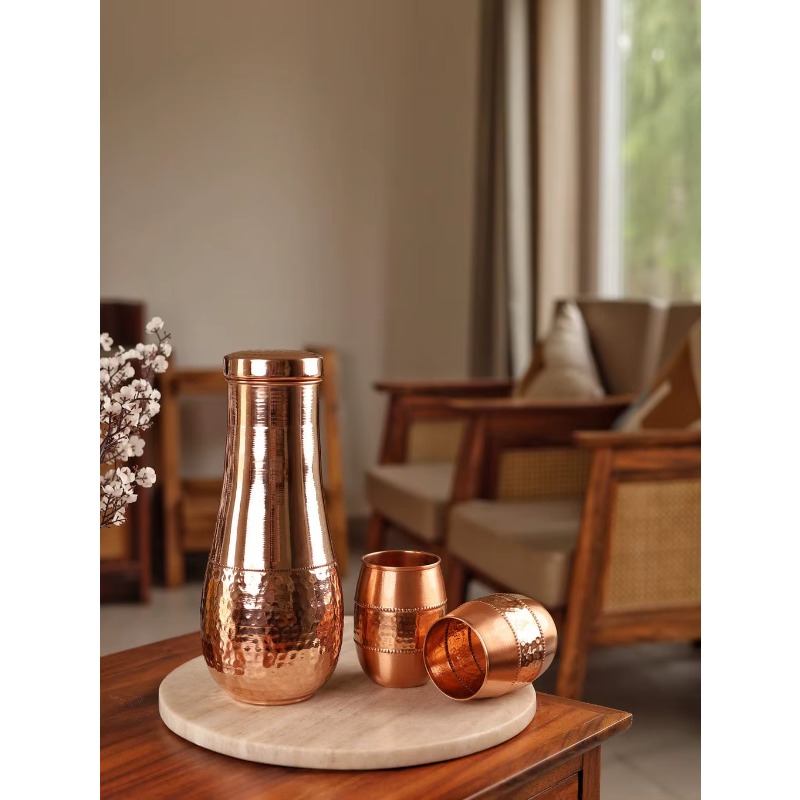 เหยือกน้ำทองแดงเรียบขนาด 1500  - Vintage Coffee Equipment บทวิจารณ์และราคา