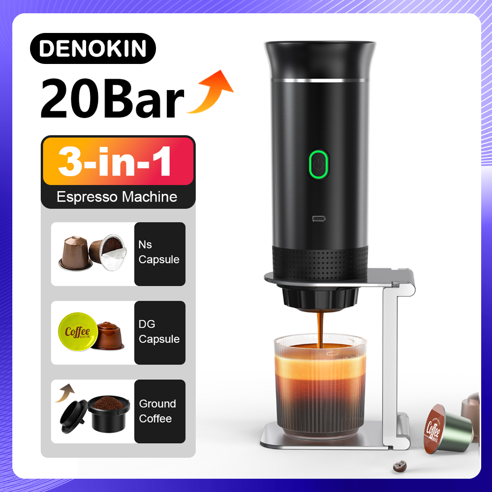 ไร้สายไฟฟ้าแบบพกพาเครื่องชงกาแ - Coffee Equipment Camping บทวิจารณ์และราคา