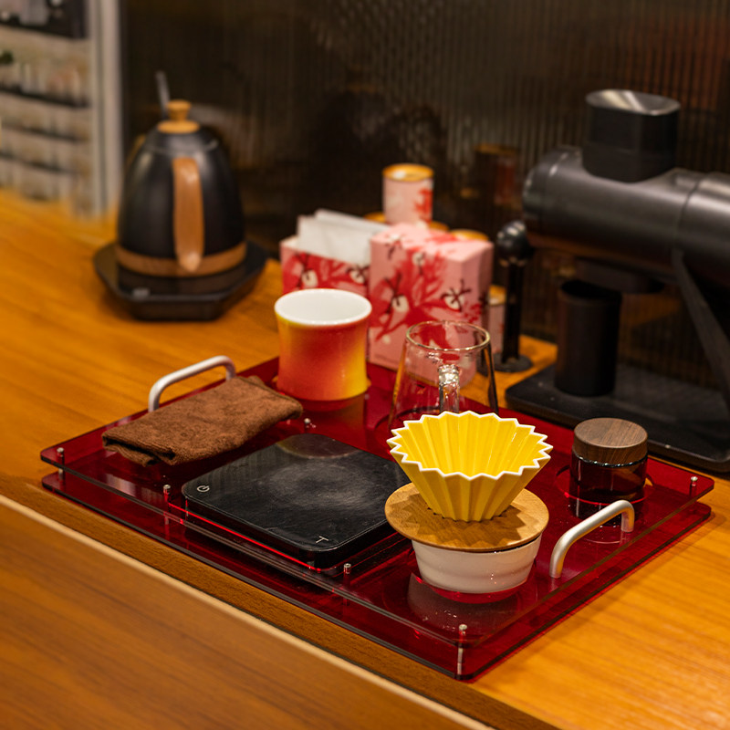 ถาดกาแฟอะคริลิค ใช้สำหรับเก็บอ - Coffee Equipment Tray บทวิจารณ์และราคา