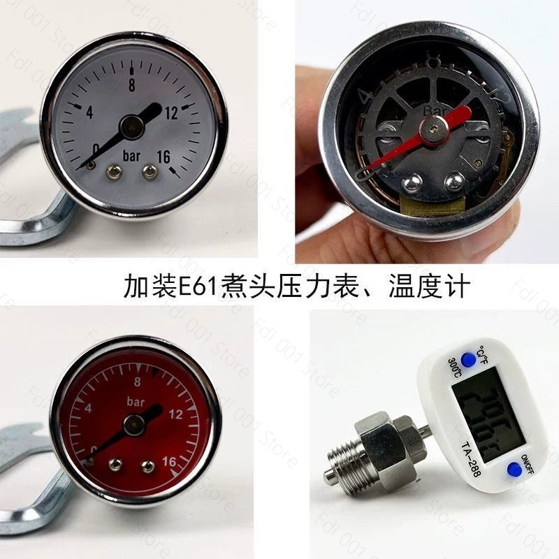 ชุดอัพเกรดเครื่องชงกาแฟเอสเพรส - Pressure Gauge Espresso บทวิจารณ์และราคา