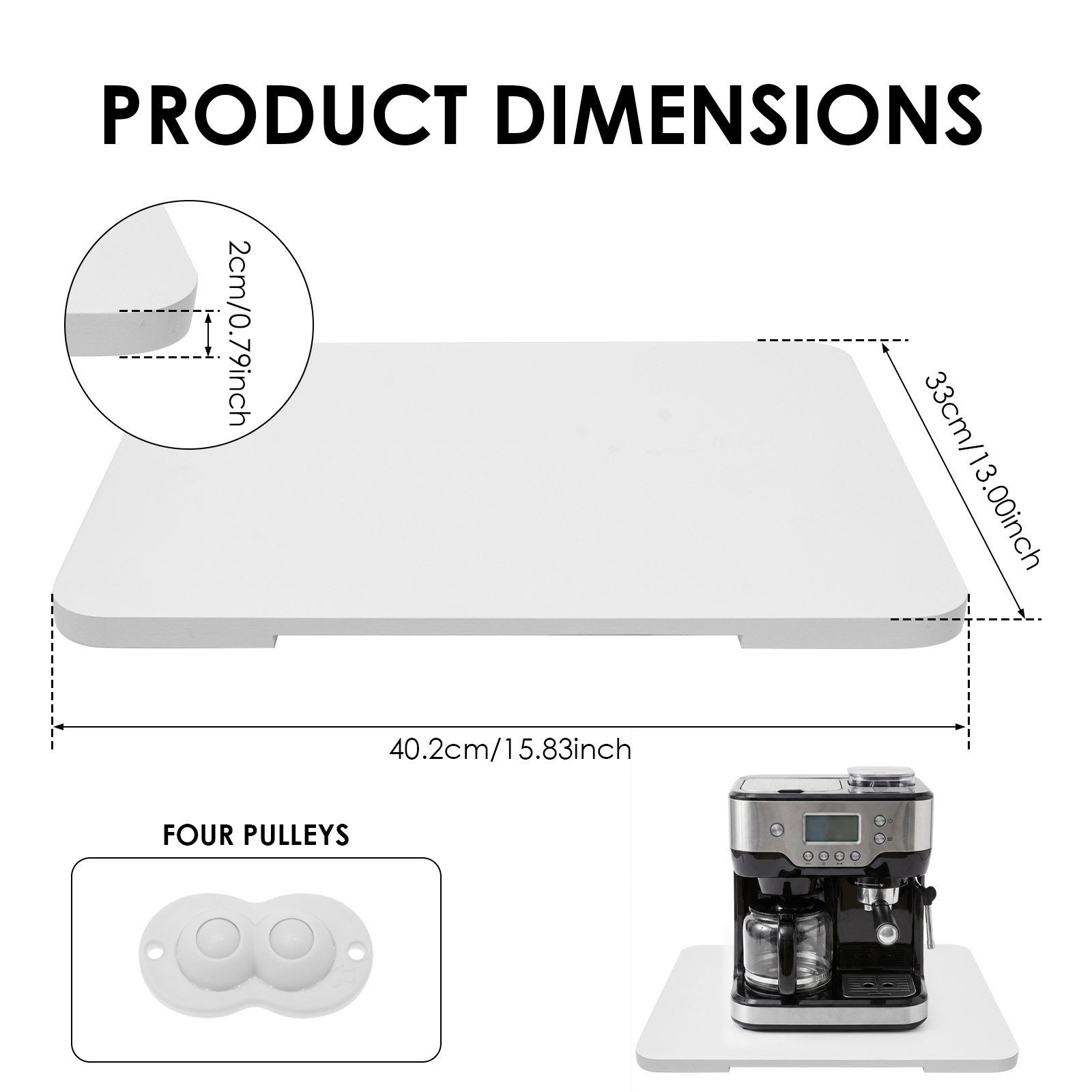 ถาดเลื่อนสำหรับเครื่องใช้ในครั - Coffee Equipment Tray บทวิจารณ์และราคา